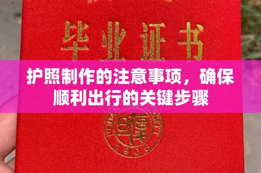 北海新区护照制作的注意事项，确保顺利出行的关键步骤