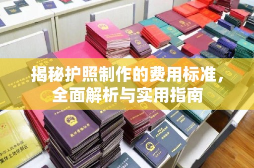 北海新区揭秘护照制作的费用标准，全面解析与实用指南