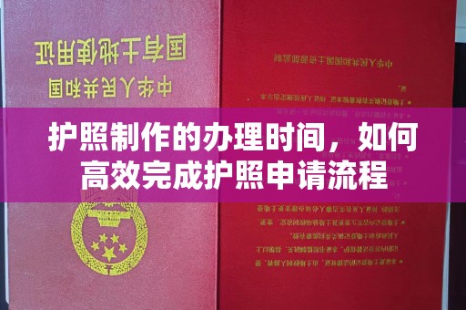 北海新区护照制作的办理时间，如何高效完成护照申请流程