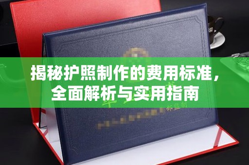 北海新区揭秘护照制作的费用标准，全面解析与实用指南