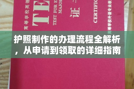 北海新区护照制作的办理流程全解析，从申请到领取的详细指南