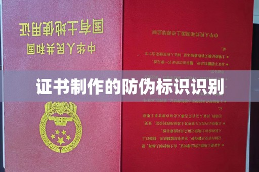 北海新区证书制作的防伪标识识别