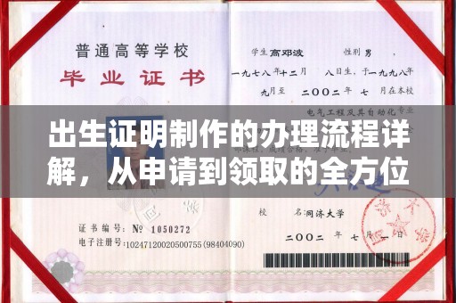 北海新区出生证明制作的办理流程详解，从申请到领取的全方位指南